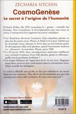 Cosmo Genèse — Livre - 2