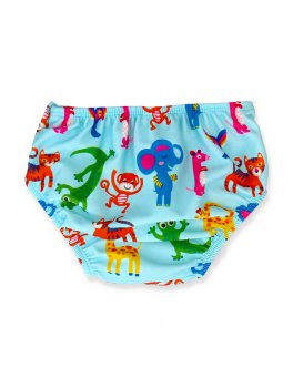Costume per Bambini Swim Nappy Popolini - Zoo - 2