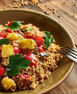 Cous Cous di Grano Duro Integrale Bio - 4