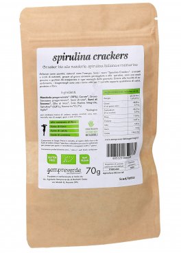 Cracker con Spirulina  e Germogli di Grano Saraceno - 2