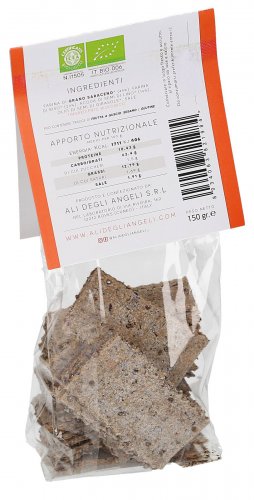 Crackers di Grano Saraceno e Riso con Semi di Lino - 2