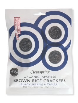 Crackers di Riso Integrale Giapponesi Bio - 1