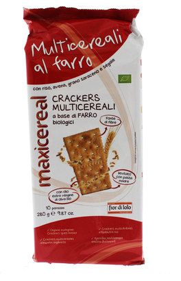 Crackers Multicereali a Base di Farro