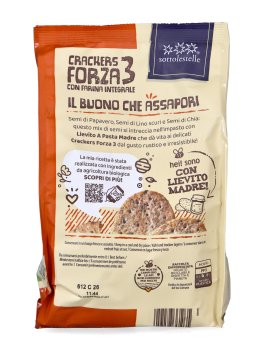 Crackers Ovali Integrali "Forza 3"  YukyBio a Lievitazione Naturale - 3