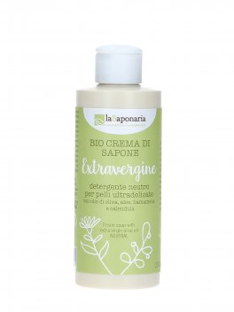 Crema di Sapone Extravergine - Olio di oliva, Aloe, Hamamelis e Calendula - 1