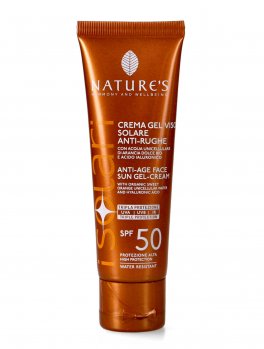 Crema Gel Viso Solare Anti-Age SPF 50 - iSolari - 1