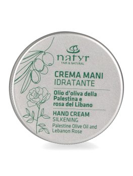 Crema Mani Idratante con Olio d'Oliva della Palestina e Rosa del Libano - 2