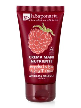 Crema Mani Nutriente Mandorle Bio e Futti Rossi - 1