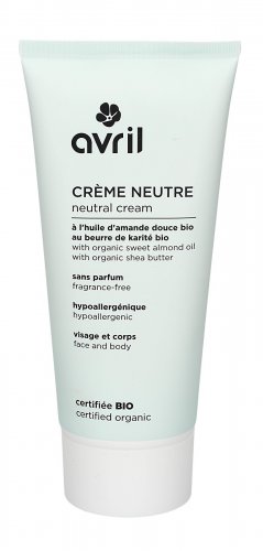 Crema Neutra - con Burro di Karitè, Olio di Mandorla e aloe Vera