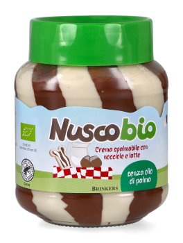 Crema Spalmabile con Latte e Nocciole Bio "Nuscobio" - 1