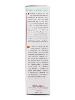 Crema Viso Anti-Age "Energia"  con Rosa Mosqueta, Ginseng e Acido Ialuronico - 3