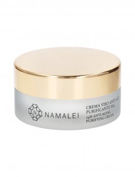 Crema Viso Anti-Age Purificante h24 - Rabarbaro Cinese e Viola del Pensiero - 1
