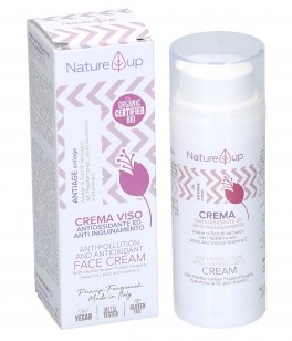 Crema Viso Antiossidante e Anti Inquinamento - Fiori di Verbasco, Acido Ialuronico e Vitamina C