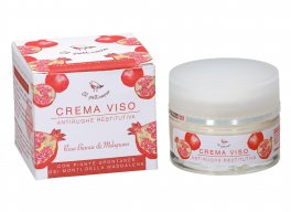 Crema Viso Antirughe Restitutiva - Rosa Bianca e Melograno