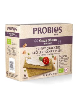 Crispy Crackers con Ceci, Lenticchie e Piselli - 1