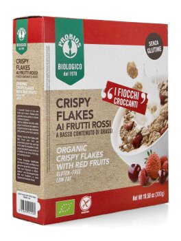 Crispy Flakes ai Frutti Rossi Senza Glutine - 1