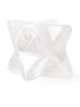 Cristallo di Rocca Stella Merkaba con Box in Legno - 3