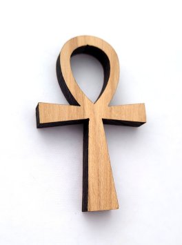 Croce Ansata Ankh - Legno di Ulivo - 3