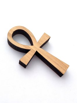 Croce Ansata Ankh - Legno di Ulivo - 4