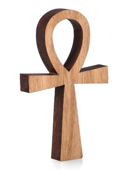 Croce Ansata Ankh - Legno di Ulivo - 1