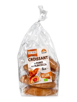 Croissant Vegan di Farro Ripieno con Albicocca Bio - 1