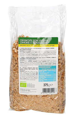 Crunchy con Avena Limone e Zenzero Bio - 2