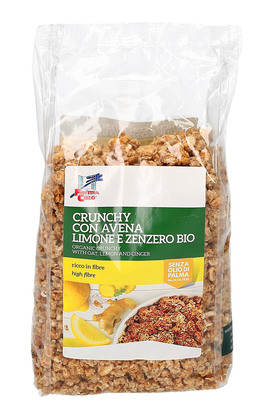 Crunchy con Avena Limone e Zenzero Bio - 1