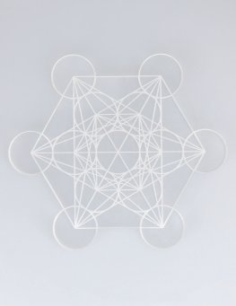 Cubo di Metatron in Plexiglass Trasparente - Table Deco - 2