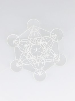 Cubo di Metatron in Plexiglass Trasparente - Table Deco - 3