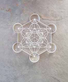 Cubo di Metatron in Plexiglass Trasparente - Table Deco - 4