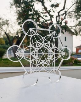 Cubo di Metatron in Plexiglass Trasparente - Table Deco - 6