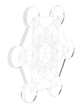 Cubo di Metatron in Plexiglass Trasparente - Table Deco - 1