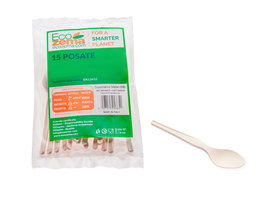 Cucchiai Biodegradabili - Confezione da 15