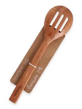 Cucchiaio Forato in Legno di Neem - 1