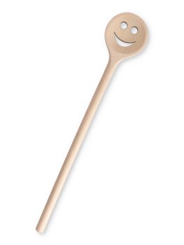 Cucchiaio Sorriso in Legno - 1