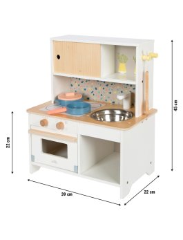 Cucina Compatta in Legno per Bambini - 8