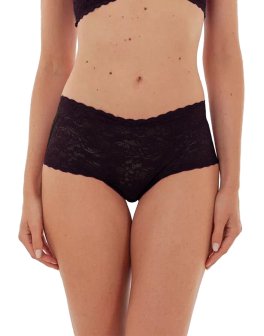 Culotte Pizzo in Fibra Vegetale - Nero - 1
