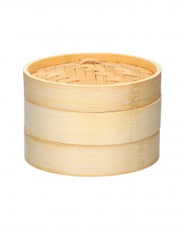 Cuocivapore Bamboo 3 Comparti con Coperchio - 1