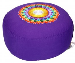 Cuscino per Yoga e Meditazione - Chakra con Ricamo - 1