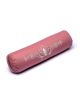 Cuscino Bolster in Cotone - Rosa Antico - 2