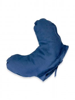 Cuscino Cervicale Mezzaluna - Imbottito con Pula di Farro - 2