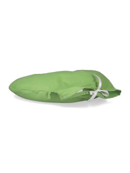 Cuscino Mezzaluna Cervicale Imbottito con Pula Miglio - Verde - 2