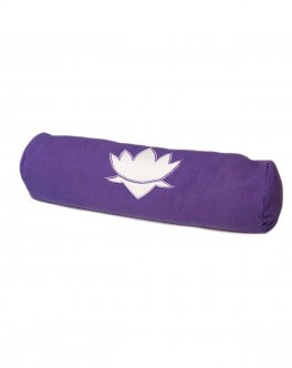 Neckroll  - Cuscino con Loto Ricamato senza Lavanda - 1