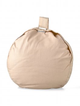 Cuscino Rotondo Yoga - Imbottito con Pula Grano Saraceno - 3