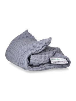 Cuscino Termico a Nido d'Ape Sfoderabile con Semi di Lino - Rettangolare Avio - 4