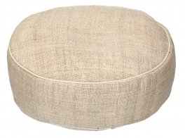 Cuscino Tondo Meditazione Canapa Naturale