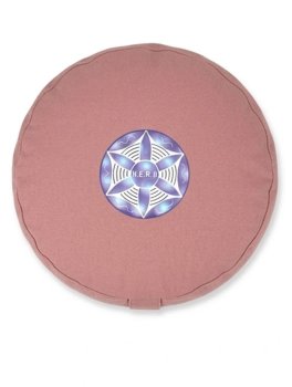 Cuscino Tondo V.E.R.B. Medi Pouf - Rosa Antico - 1