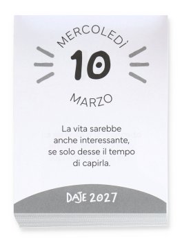 Daje Calendario di Sopravvivenza Quotidiana 2027 — Calendario - 3