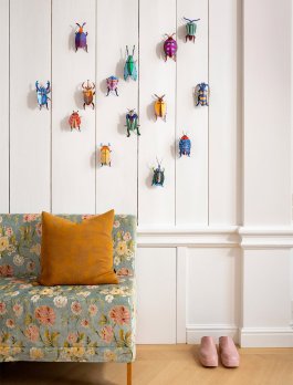 Decorazione da Parete 3D - Azure Stag Beetle - 5