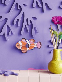 Decorazione da Parete 3D - Clown Fish - 3